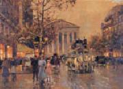 unknow artist Paris Street china oil painting reproduction